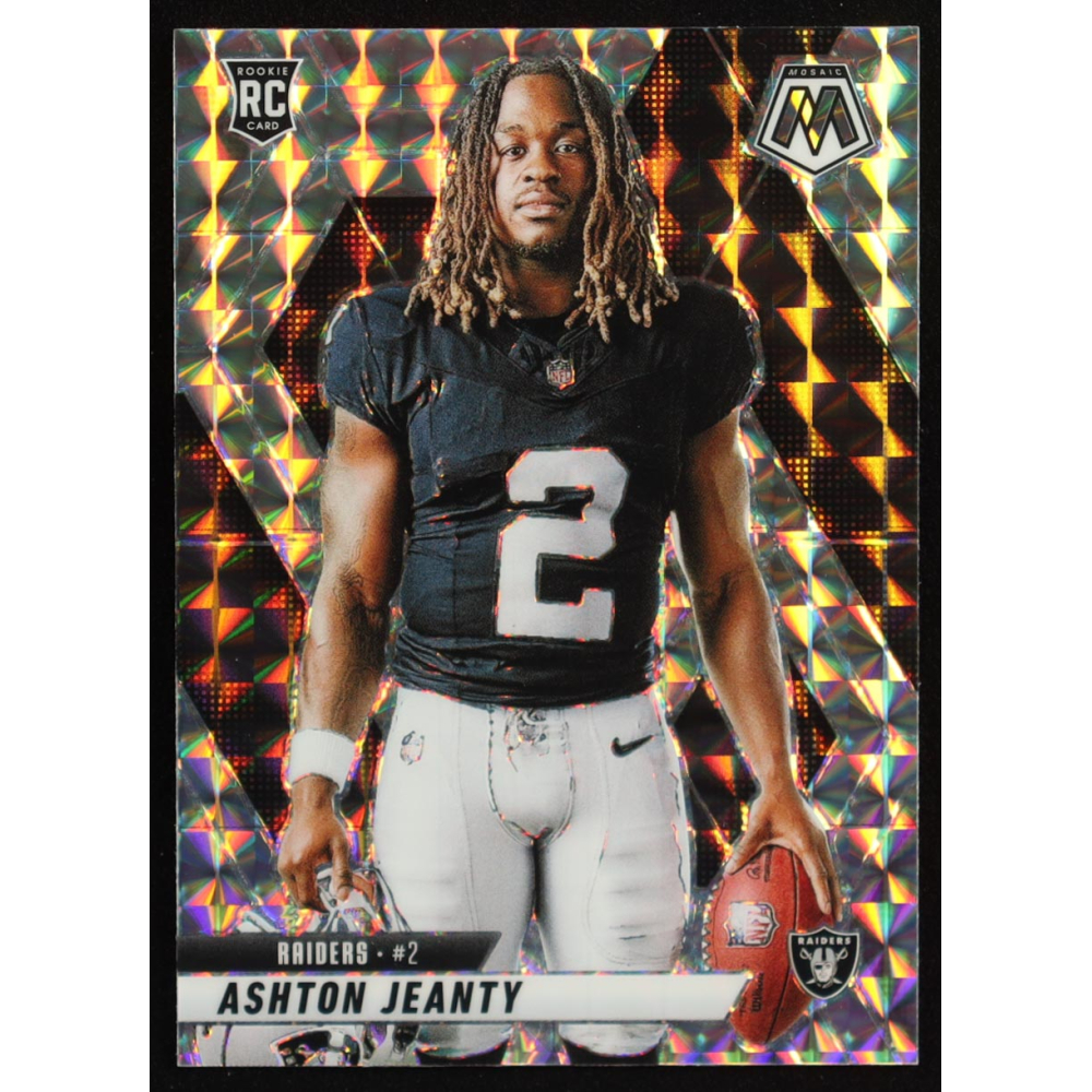 Ashton Jeanty 2025 Panini Mosaic Mosaic #287 VAR RC at PristineAuction.com