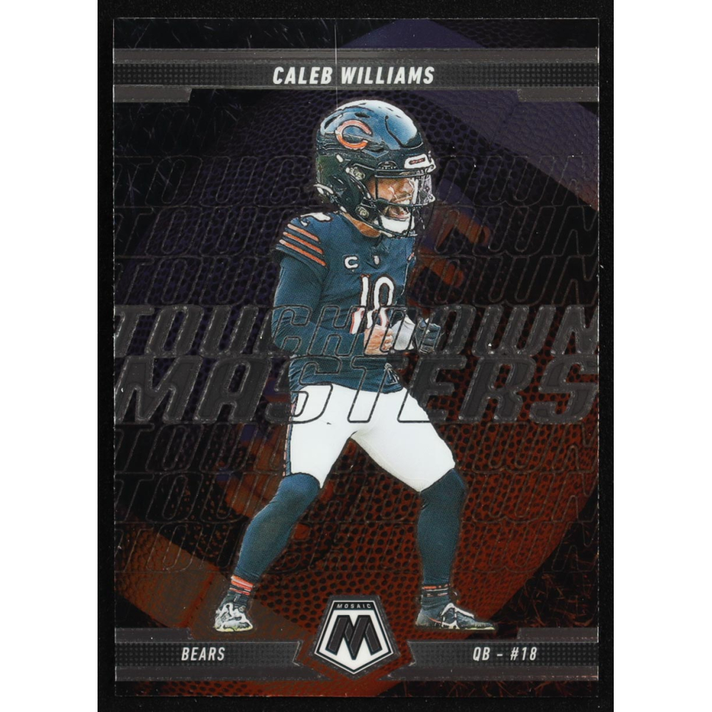 Caleb Williams 2025 Panini Mosaic Touchdown Masters #13 at PristineAuction.com