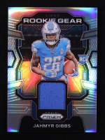 Jahmyr Gibbs 2023 Panini Prizm Rookie Gear #7 RC at PristineAuction.com
