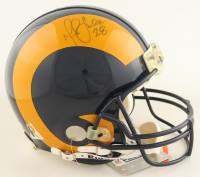 Marshall Faulk Signed Rams Full-Size Authentic On-Field Helmet (Faulk) at PristineAuction.com