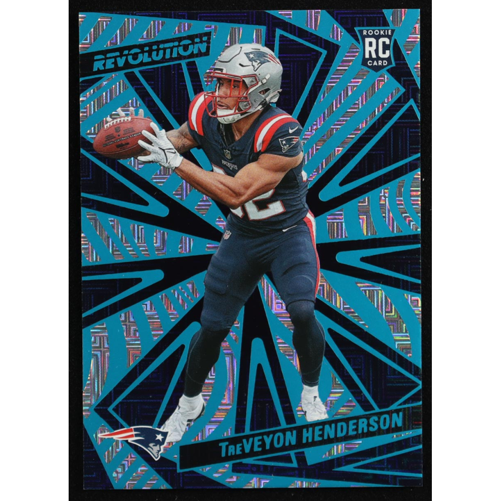 TreVeyon Henderson 2025 Panini Revolution Teal Levels #244 #236/499 RC at PristineAuction.com