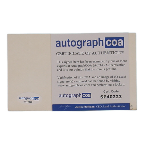 Billie Jean King Signed Cut (ACOA) at PristineAuction.com Billie Jean King Signed Cut (ACOA) at PristineAuction.com