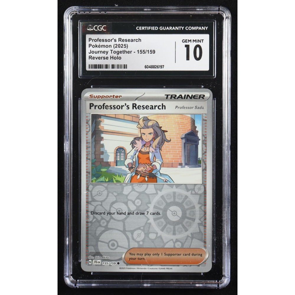 Professors Research 2025 Pokemon Journey Together #155 (CGC 10) at PristineAuction.com