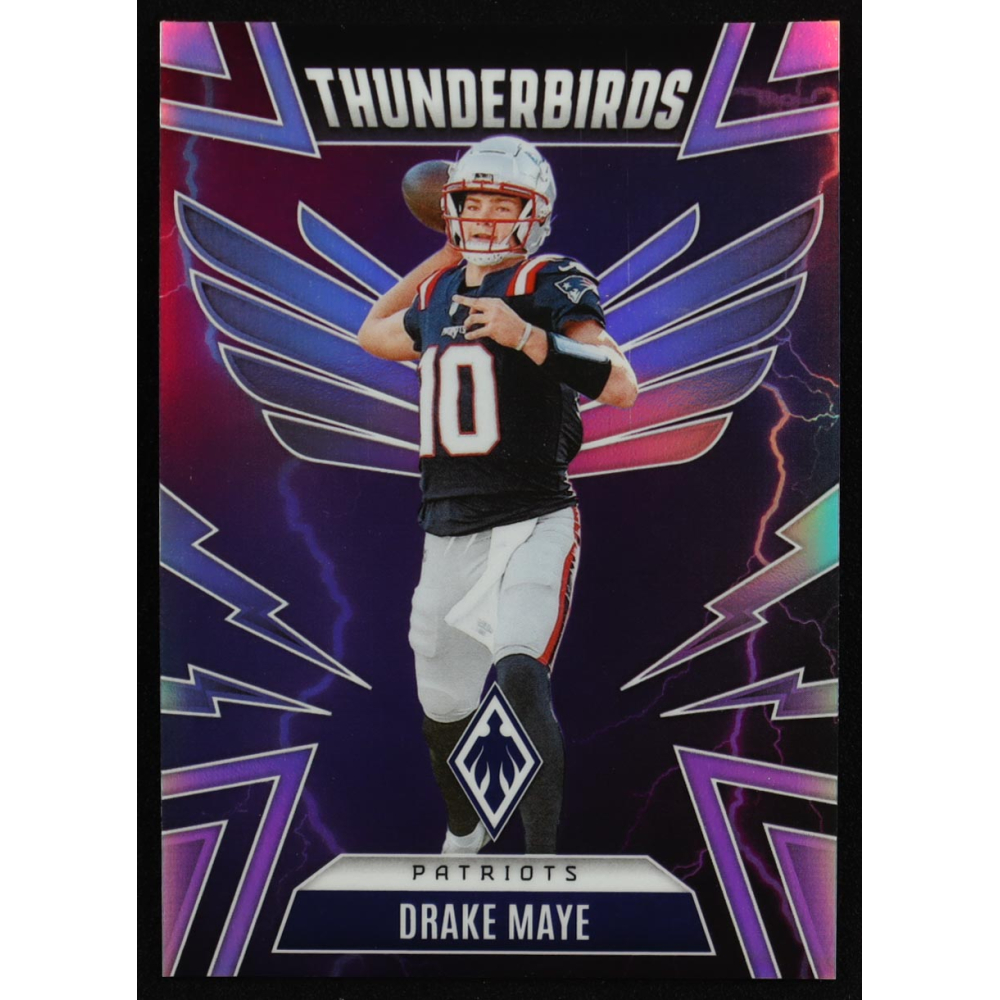 Drake Maye 2025 Panini Phoenix Thunderbirds #35 at PristineAuction.com