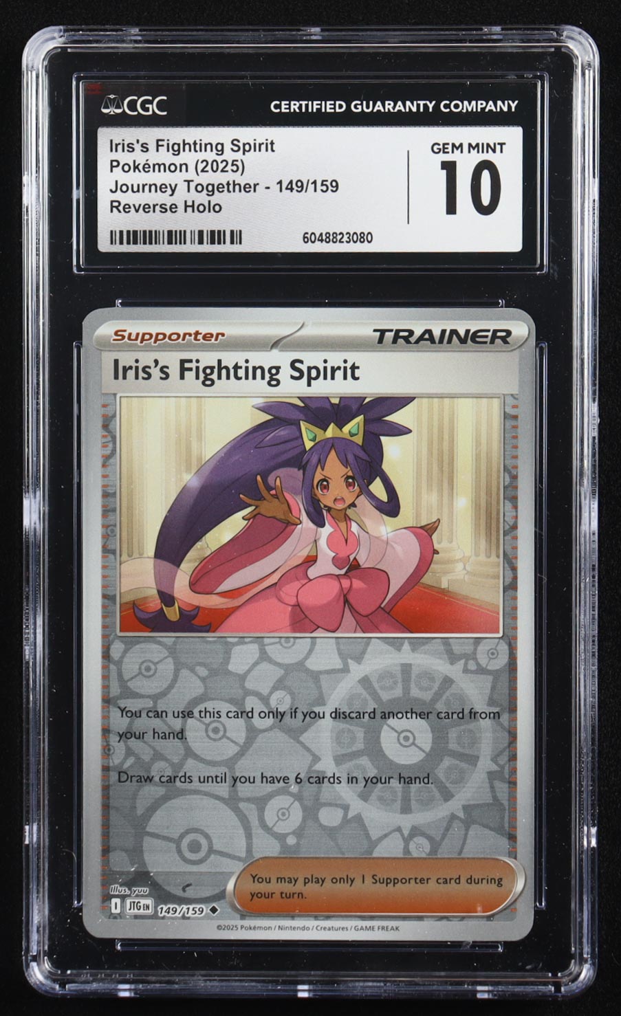 Iris's Fighting Spirit 2025 Pokemon Journey Together #149 (CGC 10) at PristineAuction.com Iris's Fighting Spirit 2025 Pokemon Journey Together #149 (CGC 10) at PristineAuction.com