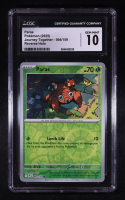 Paras 2025 Pokemon Journey Together #004 (CGC 10) at PristineAuction.com