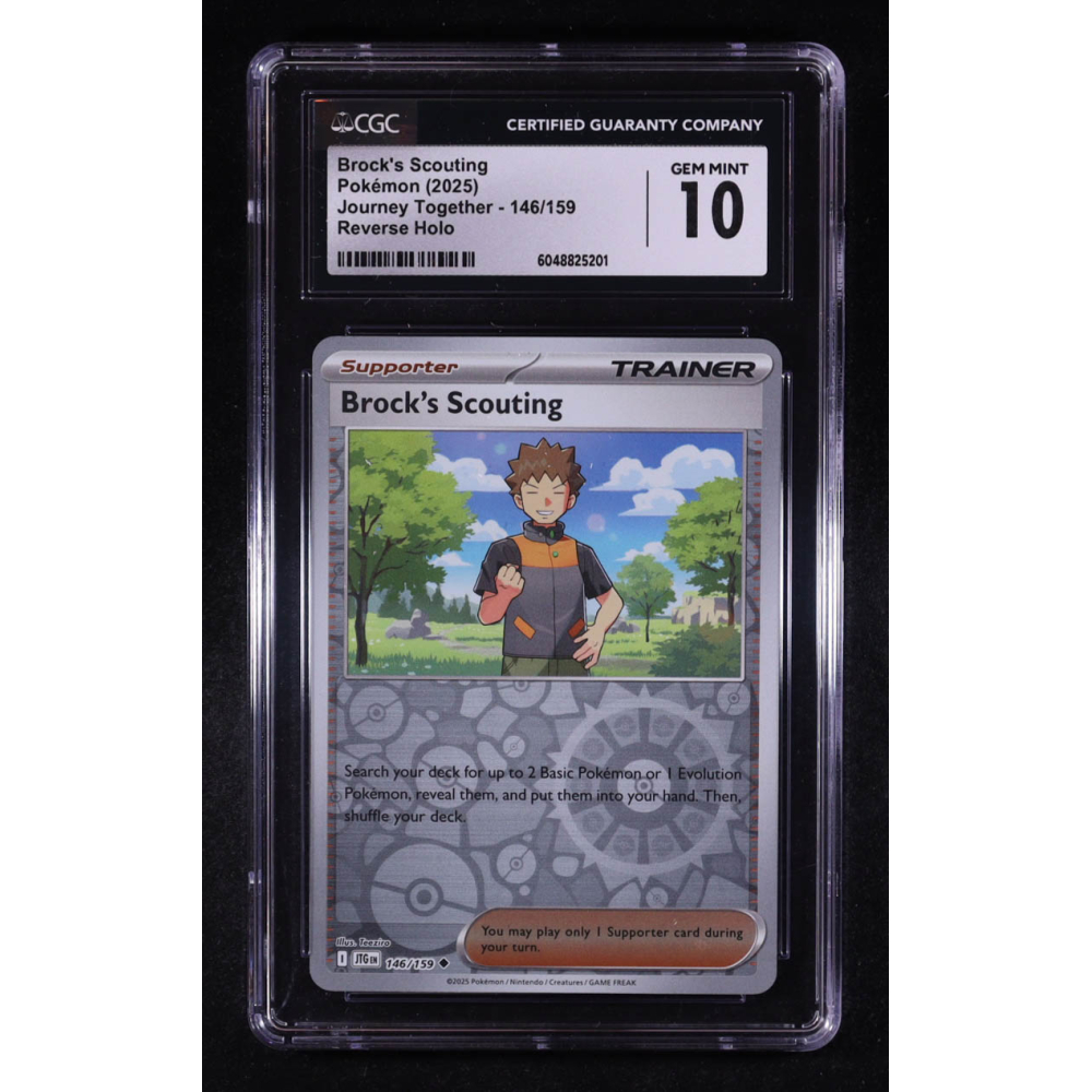 Brock's Scouting 2025 Pokemon Journey Together #146 (CGC 10) at PristineAuction.com