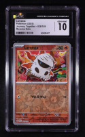 Larvesta 2025 Pokemon Journey Together #159 (CGC 10) at PristineAuction.com
