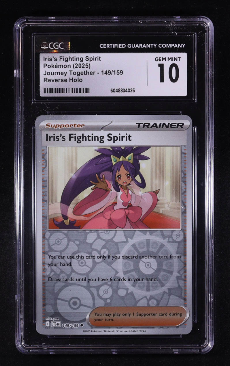 Iris's Fighting Spirit 2025 Pokemon Journey Together #149 (CGC 10) at PristineAuction.com Iris's Fighting Spirit 2025 Pokemon Journey Together #149 (CGC 10) at PristineAuction.com