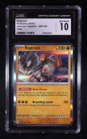 Regirock 2025 Pokemon Journey Together #082 (CGC 10) at PristineAuction.com