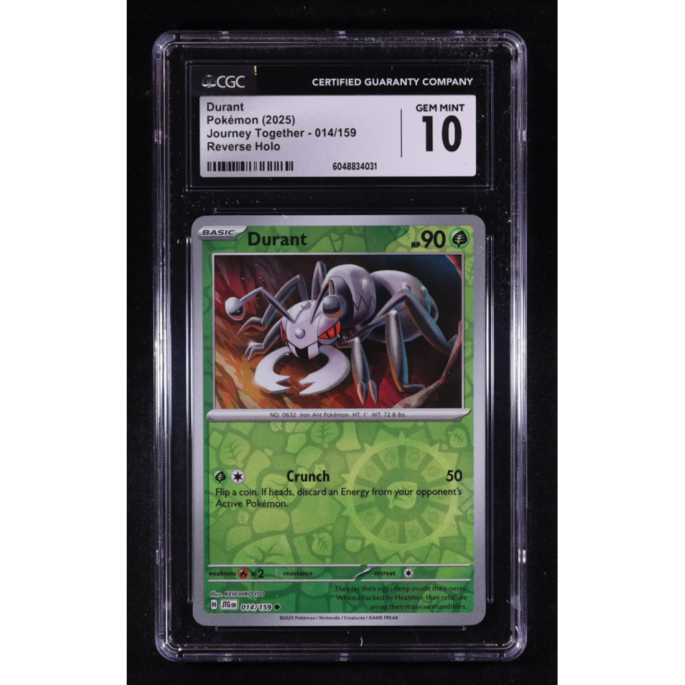 Durant 2025 Pokemon Journey Together #014 (CGC 10) at PristineAuction.com