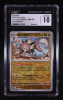 Lycanroc 2025 Pokemon Journey Together #085 (CGC 10) at PristineAuction.com