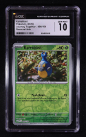 Karrablast 2025 Pokemon Journey Together #009 (CGC 10) at PristineAuction.com