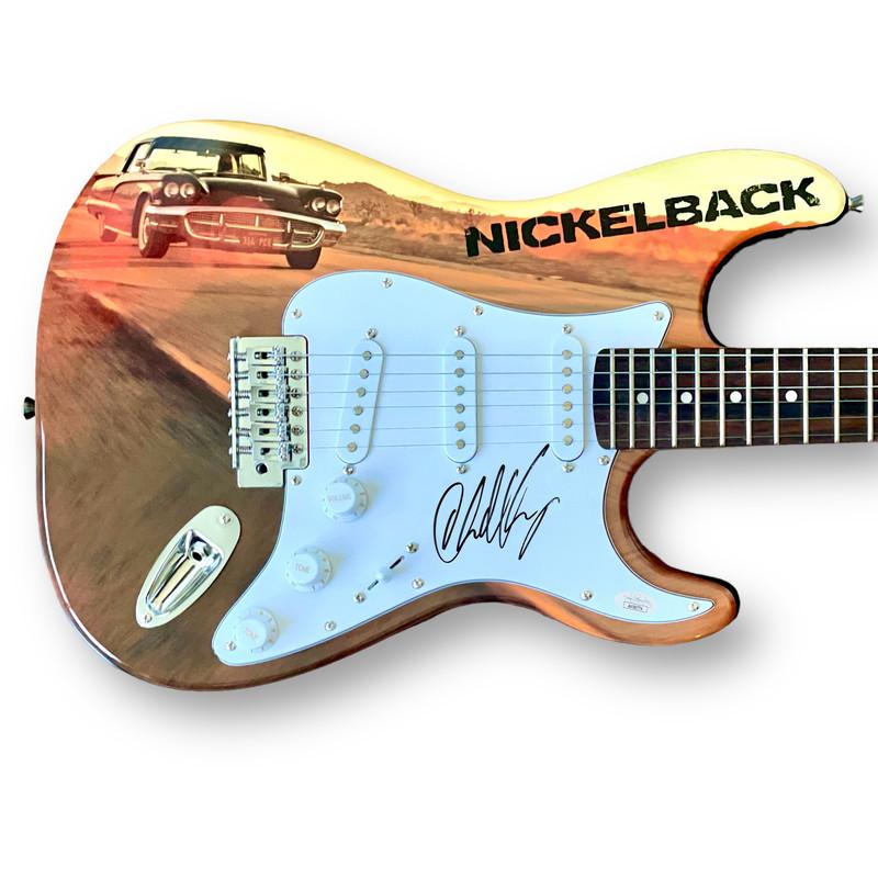 Chad Kroeger Signed "Nickelback" Custom Stratocaster Guitar (JSA) at PristineAuction.com Chad Kroeger Signed "Nickelback" Custom Stratocaster Guitar (JSA) at PristineAuction.com
