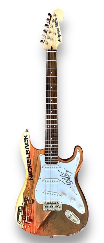Chad Kroeger Signed "Nickelback" Custom Stratocaster Guitar (JSA) at PristineAuction.com Chad Kroeger Signed "Nickelback" Custom Stratocaster Guitar (JSA) at PristineAuction.com