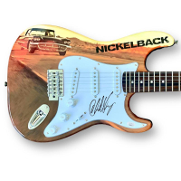 Chad Kroeger Signed "Nickelback" Custom Stratocaster Guitar (JSA) at PristineAuction.com