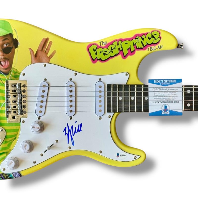 Will Smith Signed "Fresh Prince of Bel-Air" Custom Stratocaster Guitar (Beckett) at PristineAuction.com Will Smith Signed "Fresh Prince of Bel-Air" Custom Stratocaster Guitar (Beckett) at PristineAuction.com