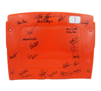 1986 Mets Shea Stadium Seatback Team-Signed By (22) with Ed Hearn, Dwight Gooden, Darryl Strawberry (JSA) at PristineAuction.com