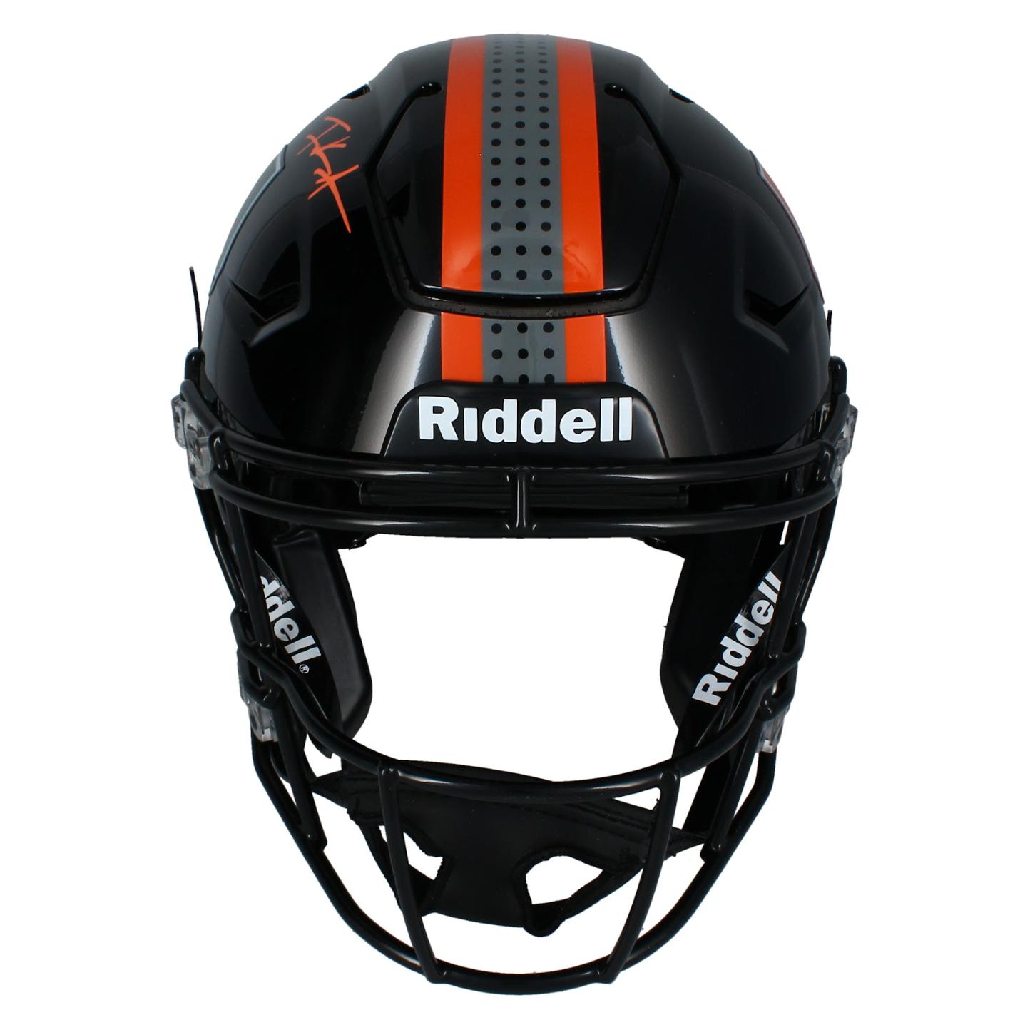 Frank Gore Signed Miami Hurricanes Full-Size Authentic On-Field Alternate Speedflex Helmet (Beckett) at PristineAuction.com Frank Gore Signed Miami Hurricanes Full-Size Authentic On-Field Alternate Speedflex Helmet (Beckett) at PristineAuction.com