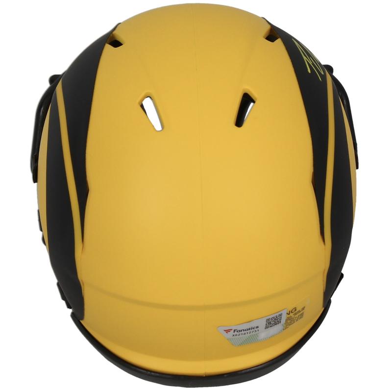 Puka Nacua Signed Rams Rave Alternate Speed Mini Helmet (Fanatics) at PristineAuction.com Puka Nacua Signed Rams Rave Alternate Speed Mini Helmet (Fanatics) at PristineAuction.com