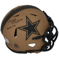 Mel Renfro Signed Cowboys Salute to Service Alternate Speed Mini Helmet Inscribed "HOF 96" (Beckett) at PristineAuction.com
