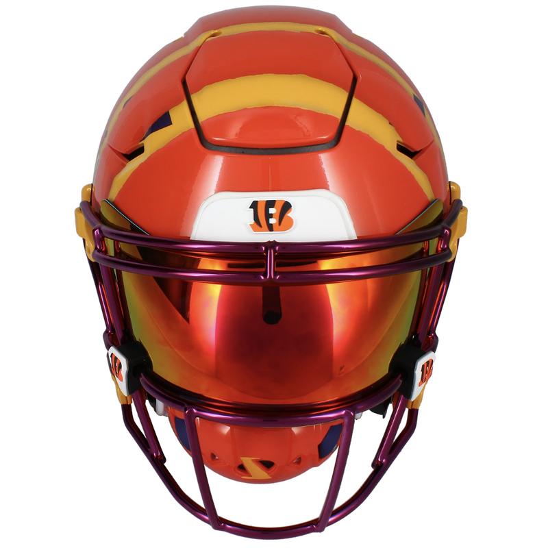 Joe Burrow Signed Bengals / LSU Tigers Full-Size Authentic On-Field Custom Painted Speedflex Helmet Inscribed "2020 #1 Pick" (Fanatics) at PristineAuction.com Joe Burrow Signed Bengals / LSU Tigers Full-Size Authentic On-Field Custom Painted Speedflex Helmet Inscribed "2020 #1 Pick" (Fanatics) at PristineAuction.com