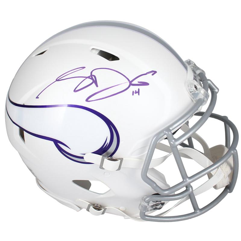 Sam Darnold Signed Vikings Full-Size Authentic On-Field Alternate Speed Helmet (Fanatics) at PristineAuction.com Sam Darnold Signed Vikings Full-Size Authentic On-Field Alternate Speed Helmet (Fanatics) at PristineAuction.com