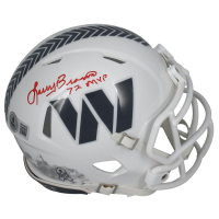 Larry Brown Signed Commanders Salute to Service Alternate Speed Mini Helmet Inscribed "72 MVP" (Beckett) at PristineAuction.com