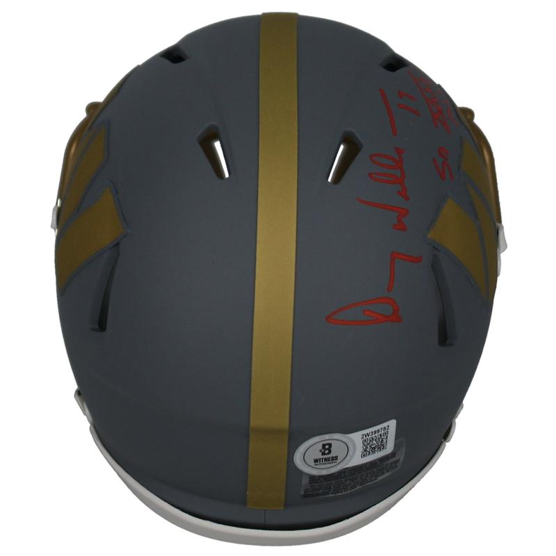 Doug Williams Signed Commanders Slate Alternate Speed Mini Helmet Inscribed "SB XIII MVP" (Beckett) at PristineAuction.com Doug Williams Signed Commanders Slate Alternate Speed Mini Helmet Inscribed "SB XIII MVP" (Beckett) at PristineAuction.com