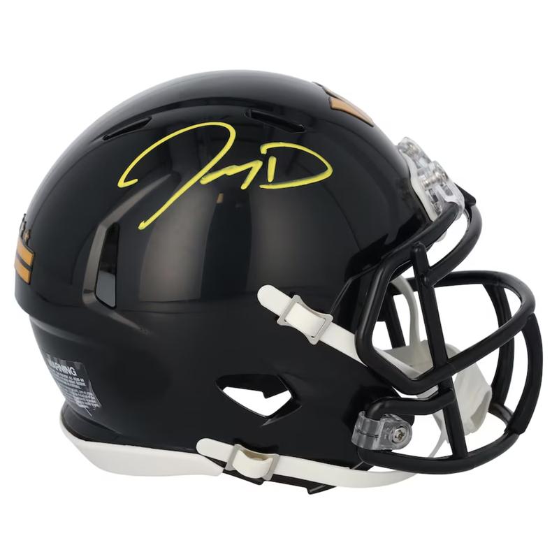 Jayden Daniels Signed Commanders Alternate Speed Mini Helmet (Fanatics) at PristineAuction.com Jayden Daniels Signed Commanders Alternate Speed Mini Helmet (Fanatics) at PristineAuction.com