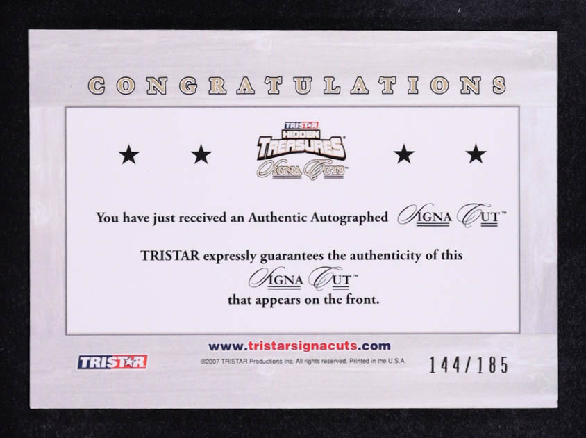 Bob Lilly 2007 Tristar Hidden Treasures SignaCuts #NNO #144/185 at PristineAuction.com Bob Lilly 2007 Tristar Hidden Treasures SignaCuts #NNO #144/185 at PristineAuction.com