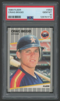 Craig Biggio 1989 Fleer #353 RC (PSA 10) at PristineAuction.com