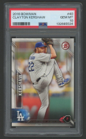 Clayton Kershaw 2016 Bowman #40 (PSA 10) at PristineAuction.com
