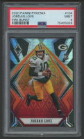 Jordan Love 2020 Panini Phoenix Fire Burst #104 RC (PSA 10) at PristineAuction.com