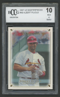 Albert Pujols 2007 Upper Deck Masterpieces #49 (BCCG 10) at PristineAuction.com