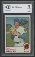 Tom Seaver 1973 Topps #350 (BCCG 8) at PristineAuction.com