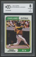 Reggie Jackson 1974 Topps #130 (BCCG 8) at PristineAuction.com