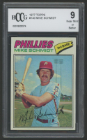Mike Schmidt 1977 Topps #140 (BCCG 9) at PristineAuction.com
