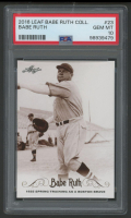 Babe Ruth 2016 Leaf Babe Ruth Collection #23 (PSA 10) at PristineAuction.com