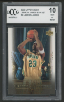 LeBron James 2003 Upper Deck LeBron James Box Set #5 RC (BCCG 10) at PristineAuction.com