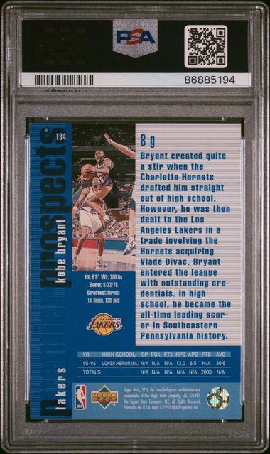 Kobe Bryant 1996 SP #134 (PSA 8) at PristineAuction.com Kobe Bryant 1996 SP #134 (PSA 8) at PristineAuction.com