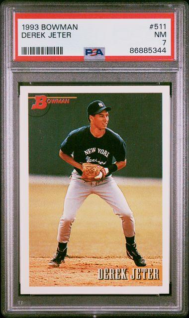 Derek Jeter 1993 Bowman #511 RC (PSA 7) at PristineAuction.com Derek Jeter 1993 Bowman #511 RC (PSA 7) at PristineAuction.com