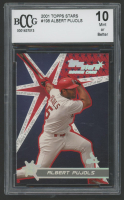 Albert Pujols 2001 Topps Stars #198 RC (BCCG 10) at PristineAuction.com