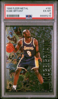Kobe Bryant 1996 Fleer Metal #181 RC (PSA 6) at PristineAuction.com