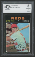 Pete Rose 1971 Topps #100 (BCCG 8) at PristineAuction.com