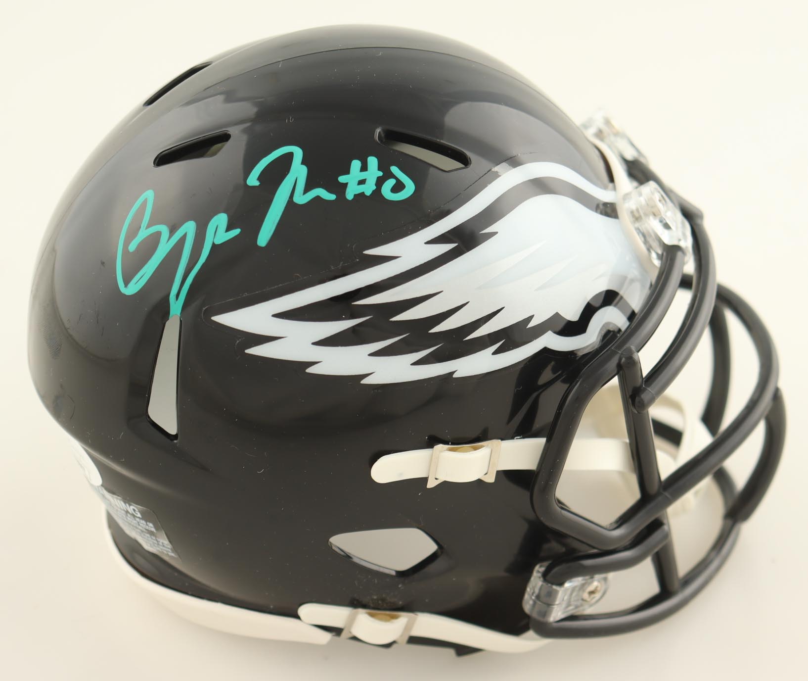 Bryce Huff Signed Eagles Slate Alternate Speed Mini Helmet (JSA) at PristineAuction.com Bryce Huff Signed Eagles Slate Alternate Speed Mini Helmet (JSA) at PristineAuction.com