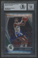 Magic Johnson Signed 2021-22 Panini Prizm DP #86 (BGS | Autograph Grade 10) at PristineAuction.com