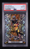 George Pickens 2022 Panini Mosaic Mosaic No Huddle Silver #282 DEB RC (PSA 10) at PristineAuction.com
