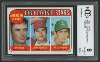 Bob Floyd / Larry Burchart / Rollie Fingers 1969 Topps #597 Rookie Stars RC (BCCG 8) at PristineAuction.com