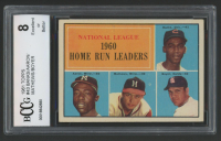 1961 Topps #43 NL Home Run Leaders / Ernie Banks / Hank Aaron / Ed Mathews / Ken Boyer (BCCG 8) at PristineAuction.com
